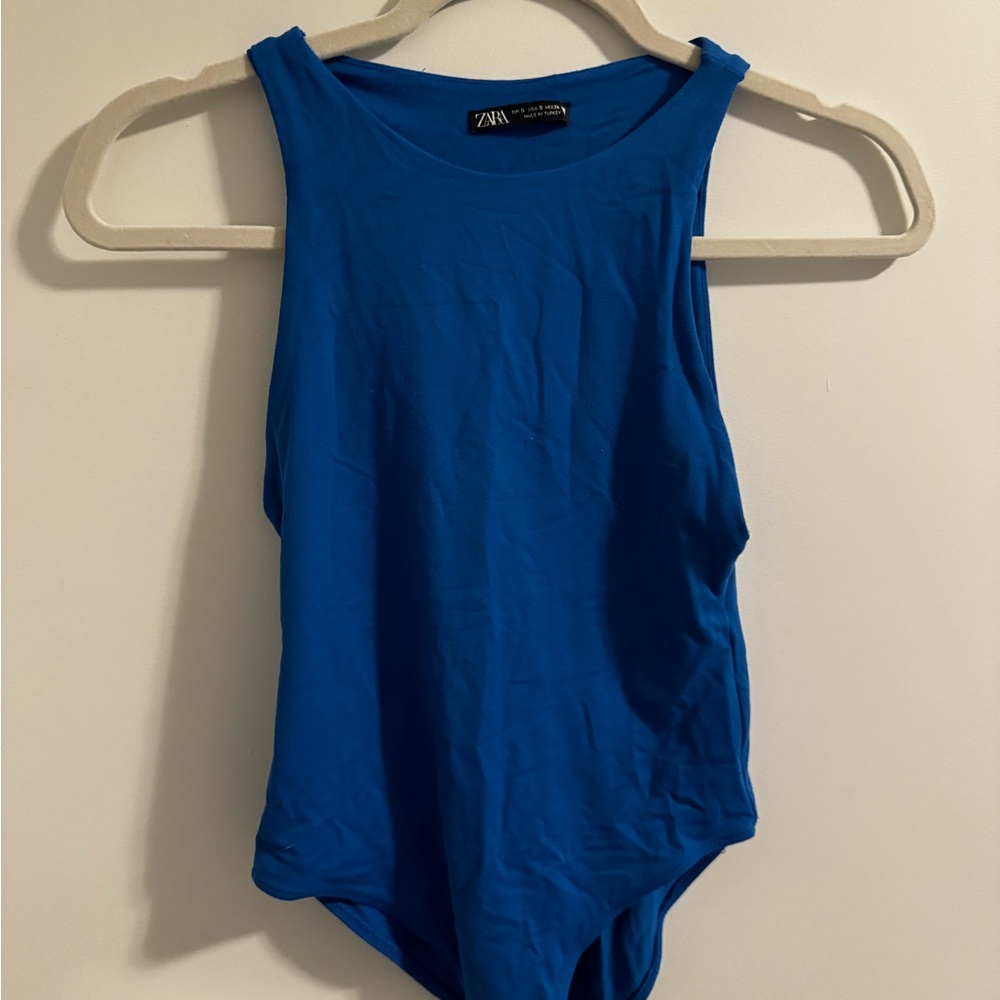 Zara Women's Blue Bodysuit